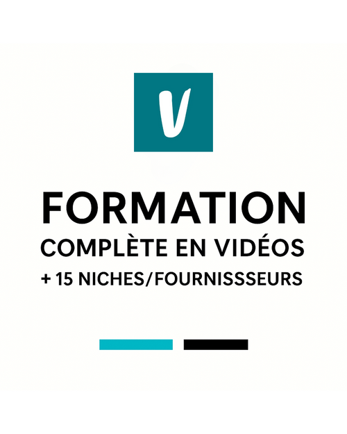 Formation A à Z + TOUT MES FOURNISSEURS